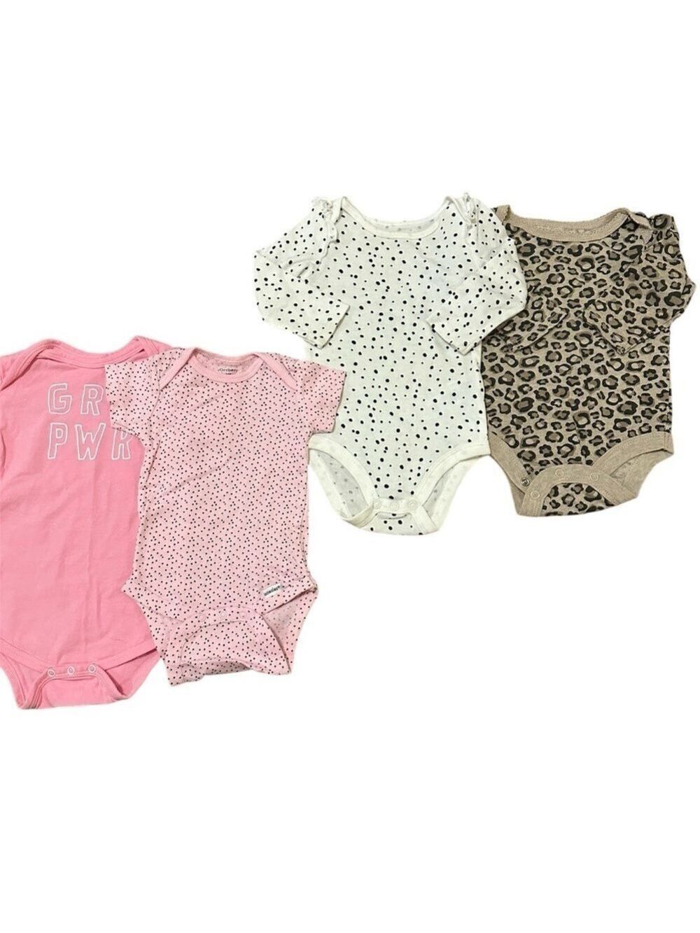 Indigo Baby Bundle Baby Girl Short & Long Sleeve Snap Closure Bodysuits